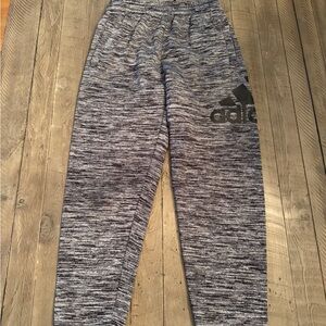 Adidas Kids Black and Gray Sweatpants